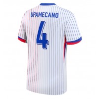 Camisa de Futebol França Dayot Upamecano #4 Equipamento Secundário Europeu 2024 Manga Curta